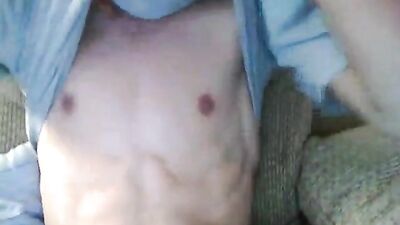 Young, Innocent Twink Gives His First Hand Job on Camera in Bedroom