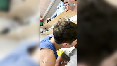 Gay Besties Share a Sweet Suck Session in the Car