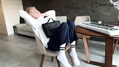 Young and Naughty Solo Web-Cam Boy, Live on Camera!