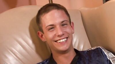 Jake Green Gives Himself a Handjob and Cums All Over His Own Chest