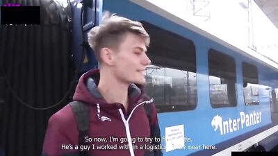 Two European Twink Studs Go Down on Each Other in a Hot Bareback Sex Scene