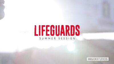 Sizzling Summer Nights: Two Twink Beach Buddies Enjoy a Steamy Flip Flop Fuck on the Sand in Between Tented Sexcapades!