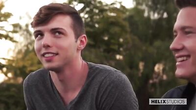 Bareback Fucking and Sucking Twink Couple on Cam