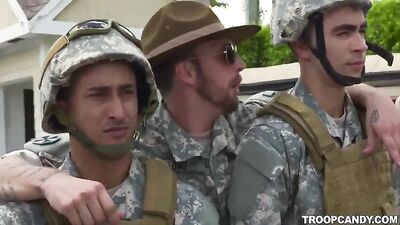 Military Men Go Down: Explosive Black Cocks and Cum Shots with a Twist of Drill Sergeant Discipline