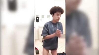 Métis Teen Jacks Off in Public