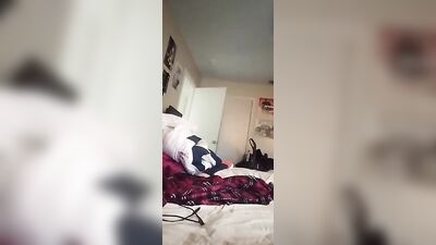 Eager and Excited Twink Gets Off in His Bedroom