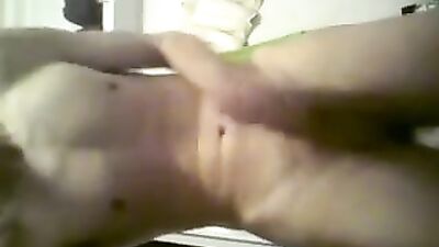 Gagging on Cum: An Amateur Cum Solo Handjob on a Web-Cam