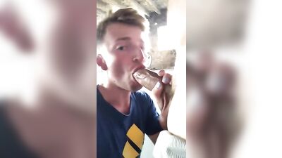 Giving Head to a Mystery Man on the Streets of Downtown