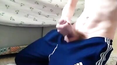Young Handsome Twink Cums on Webcam in Private Amateur Show