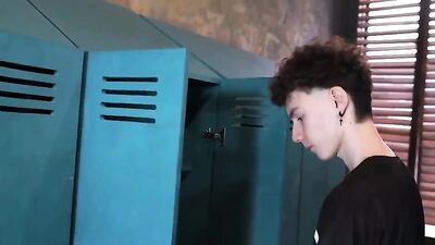 Jocks get down and dirty in the gym showers