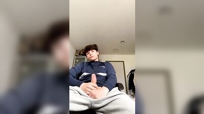 Study Break: Jacking Off In The Library!