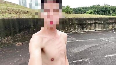 Jerks in the Park! A Fully Nude Public Jack-Off Adventure