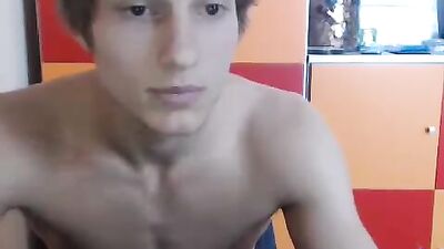 Young and Athletic Twink [nik7100] Taking a Hot Cum Shot Live on His Web Cam