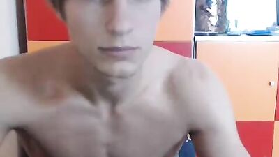 Young and Athletic Twink [nik7100] Taking a Hot Cum Shot Live on His Web Cam