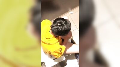 Japanese public handjob spycam