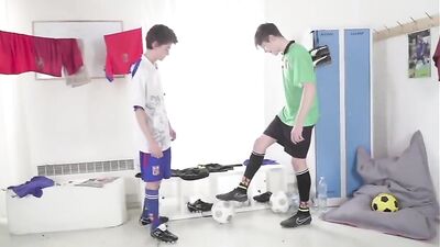 KTB - Bareback Twink Soccer Lockeroom Boys: Action, Ass Play and Cum Shots!