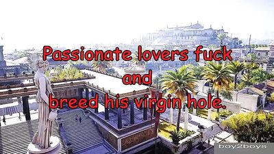 Gay Cam Sex Romance Bareback Fisting with a Bear Daddy and his Twink Lover