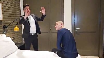 Young and Inked Twink Men with Muscles Engage in Hot Action Fraternity Sex on the Cam!