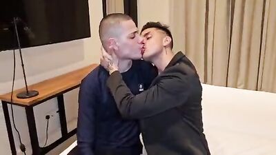 Young and Inked Twink Men with Muscles Engage in Hot Action Fraternity Sex on the Cam!