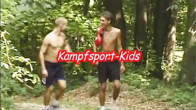 Group of Athletic Twinks in Action on a Camping Trip - Rubax Video