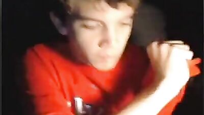 Webcam Cutie Shoots His Load in Texas!