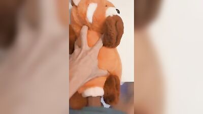 Plunging into the Plushie Punheta: An Amateur Twinks First Handjob Experience with a Soft Toy