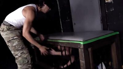 Straight Prisoner Fucks Inmates Raw in Action-Packed Bareback Scene