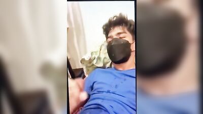 Cutie Asian Students Quick Pre-Class JO Session Leads to Squirt and Cumshot