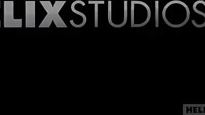 Hot gay twink threesome action in their bedroom, featuring bareback handjobs and blowjobs!