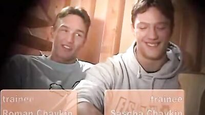 Gay Action: Sascha Chaykin vs Roman Chaykin - A Hot Group Sex Match with Fun, Ass Play, and Bareback Action!