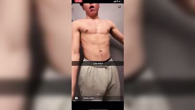 Tiny Tush Twink Threesome on Snapchat