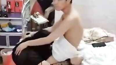 Girlfriend Experience: Asian Boy Blown By Ladyboy Daddies