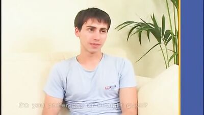 Dima Gets Down and Dirty with His Hand, Pounding His Own Meat in a Frenzy of Raw Sexual Energy!