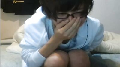 Asian Nerdboy Glasses Cam Show - Japan Nekama Web-Cam