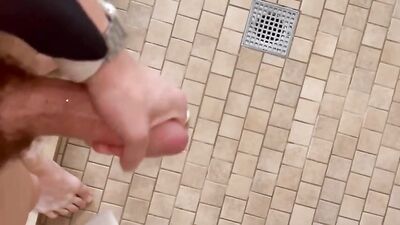 Stroke of Genius: A Handjob Self-Pleasure Session With Cumshots