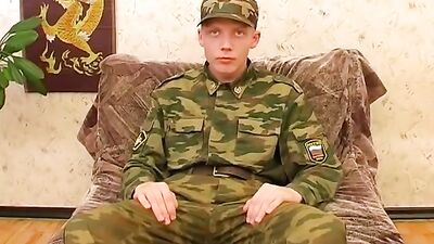 Army Men in Bed: Ten Handsome Soldiers Get Pleasured on Camera