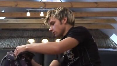 Unstoppable Three-Way Bareback Thrill Ride: Blonde Twink Bareback Blowjobs and Cum Shots!