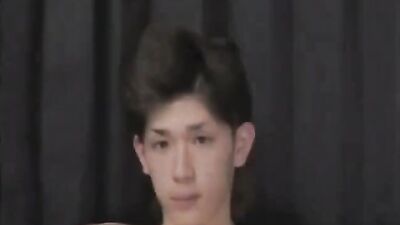 Asian Boy Gets Daddy Creamed by Amateur Action Handjob Mixer