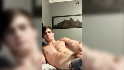 Young and Ripped: Muscle Boy Web Cam Wank Session
