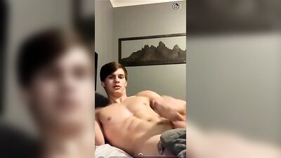 Young and Ripped: Muscle Boy Web Cam Wank Session