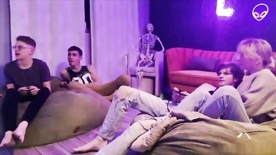 KTB - Bareback Twink Party Boys in Action, Ass Play and Cum Shots!
