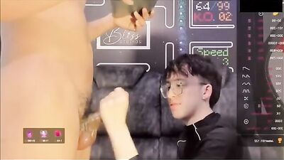 Cumming on webcam with Ryu Kyoshi!