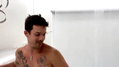 White Sheet Frenzy: Role Play on a Bed with Men