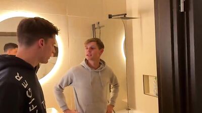 My hot and sexy male cleaner goes down on me, bareback and without condom