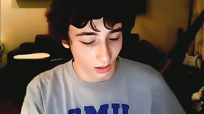 GBT SMU Collage Student Taking the AI Examination, a Brilliant Brunette Makes a Cum Shot in Her Solo Webcam Show