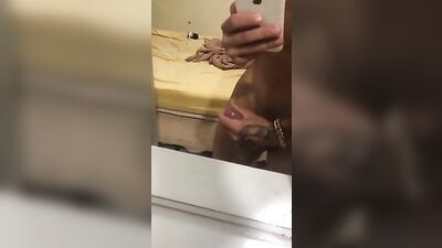 Teenage Boy in Solo Action Shot Cumming on Camera