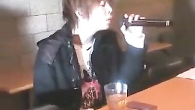 Japanese Twink Eiji Kano Goes Off Shoto in Karaoke Bar!
