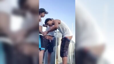 Water Tower Waterspouts: Best Friends Masturbate in Front of One Another