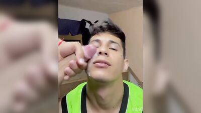 Mouthful of Cream: The Twink Shooting Cum