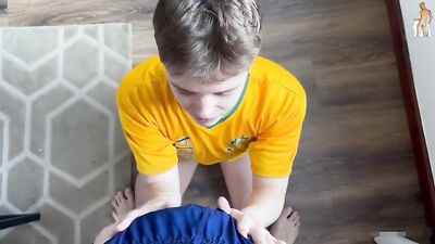 Dad Pounds His Stepsons Tight Ass in an Amateur Bareback Sexcapade